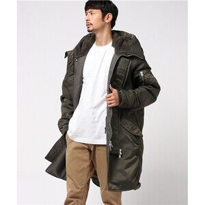 AllSaints Mason Parka Size S Oversized Mens Army Green Heavy Coat $700